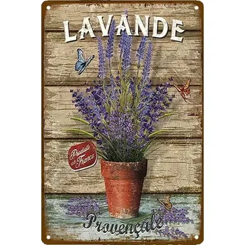 Plechová cedule Plechová retro cedule | zahradní dekorace - 20 , 20 x 30 cm