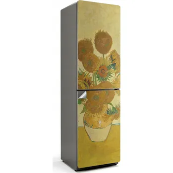 Fototapeta Omyvatelná Samolepicí nálepka na ledničku do kuchyně Slunečnice Van Gogh
