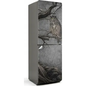 Fototapeta Samolepicí Samolepicí na ledničku Snadné čištění sova na větvi v lese