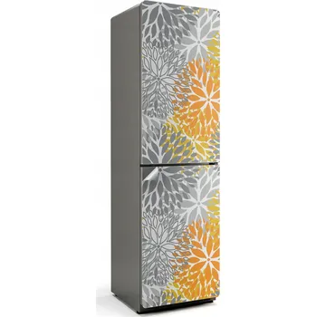 Fototapeta Samolepicí protibublinková nálepka na ledničku Geometrické rostlinné výrobky