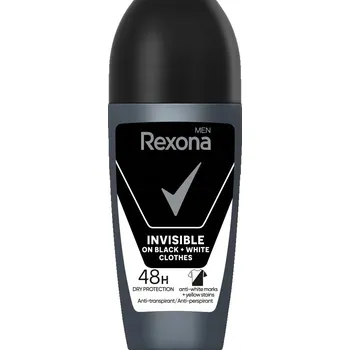 Rexona Men Invisible On Black+White Clothes Kuličkový antiperspirant 50 ml