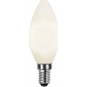 Žárovka LED žárovka E14 4,7W C35 OPAQUE FILAMENT 2700K Teplá bílá svíčka Ra90