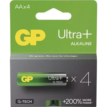 Baterie R6 GP Ultra+ Alkaline (AA, tužka) 1.5V BL4