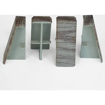 soklová lišta NOVÁK Spojka k soklové liště MDF 40x18 dub grove šedohnědý, 4 ks M13-AMSP032