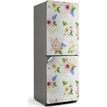 Fototapeta Samolepicí Samolepicí Bubble Free na ledničku Květinový vzor v pastelových barvách