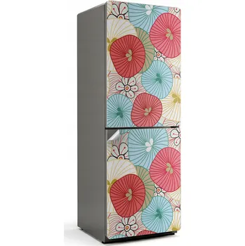 Fototapeta Samolepicí Samolepicí Bubble Free na ledničku Květinový vzor v barvách