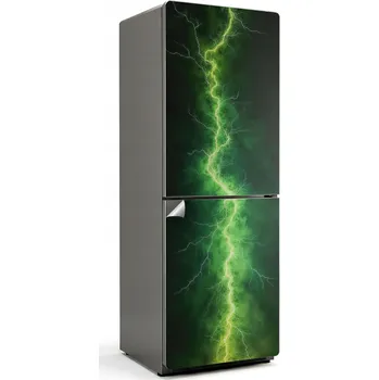 Fototapeta Fototapeta Samolepicí dýha na ledničku Vertikální blesk v oblacích