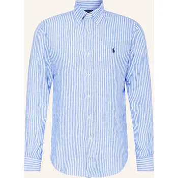 Pánská košile Polo Ralph Lauren Pánská Lněná Košile Custom Fit, bílá /...