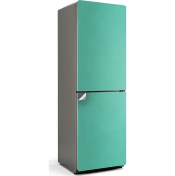 Fototapeta Samolepka s potiskem s grafikou na ledničku bez bublin, barva mátová