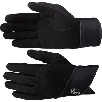 Jezdecké rukavice Zimní rukavice Horze -RUBY- - Černá - 8