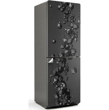 Fototapeta Samolepicí protibublinková nálepka na ledničku Abstraktní tělesa v pohybu