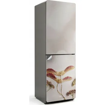 Fototapeta Prémiová Samolepicí nálepka na ledničku – minimalistický rostlinný motiv