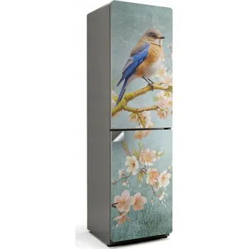 Fototapeta Samolepicí Samolepicí na ledničku Snadné čištění Pták na větvích květin