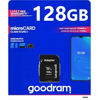 Paměťová karta Paměťová karta SDXC Goodram 128 GB