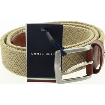 Opasek TOMMY HILFIGER Pánský béžový pásek AM0AM13354-ACC-628 Velikost 105