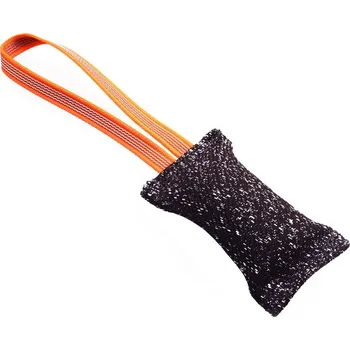 Hračka pro psa BAFPET Pešek RINGO, 1x ucho - Černá Varianta: Černá -,,S,, 40mm x 14cm 09025