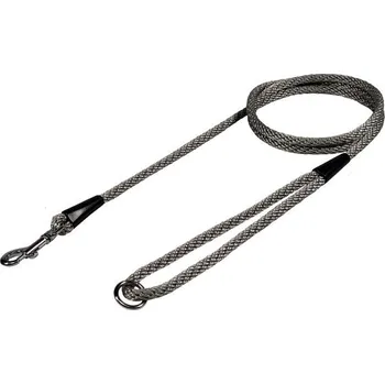 Vodítko pro psa BAFPET Vodítko lano, SPIRÁLA JEDNOBAREVNÁ - Šedá