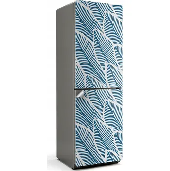 Fototapeta Ochranná samolepka na ledničku Samolepicí Fólie Vzor listů v linii