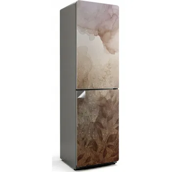 Fototapeta Foto Nálepka Dekorativní Samolepicí na Lednici Akvarelový Rostlinný Vzor