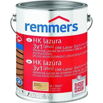 lazura Remmers HK Lazura 3v1 [plus] 5 l Farblos / Bezbarvý