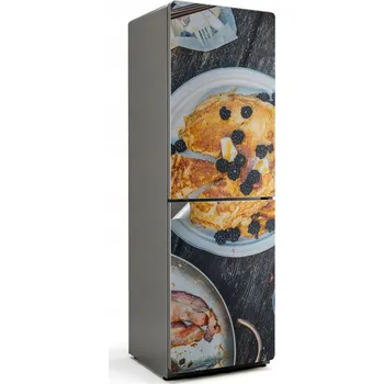 Fototapeta Dekorační Nálepka na Lednici - Vzor: Lahodné palačinky s ovocem