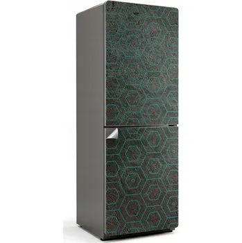Fototapeta Prémiová Samolepicí nálepka na ledničku S jemným hexagonálním vzorem