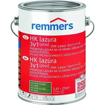 lazura Remmers HK Lazura 3v1 [plus] 2,5 l Tannengruen / Jedlová zeleň
