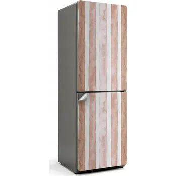 Fototapeta Stylová samolepka na lednici – designový motiv do kuchyně – svislé pruhy