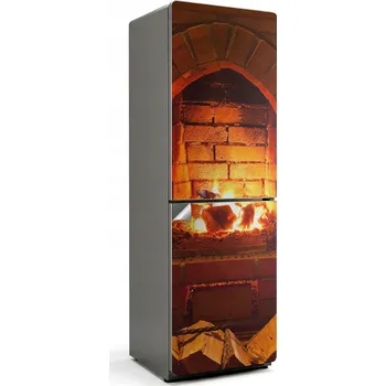 Fototapeta Samolepka na ledničku Samolepicí Ochranná Omyvatelná Ohniště v krbu