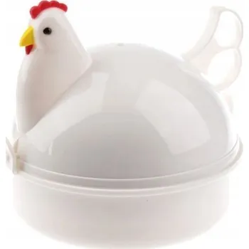 Nádobí do mikrovlnné trouby NÁDOBA KUŘE PRO VAŘENÍ 4 VAJEC V MIKROVLNNÉ TROUBĚ - SKVĚLÝ DÁREK