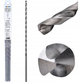 Vrták VRTÁK DO KOVU NOMI HRC M2 EXTRA LONG 5,5x260 mm DLOUHÝ DIN 1869