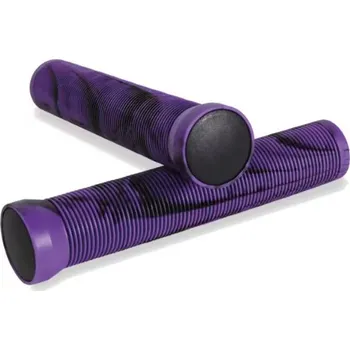 Horské kolo Žíhané rukojeti na kolo - Fialovo černé