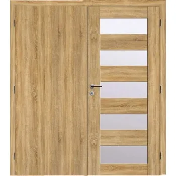 Interiérové dveře Archo Dvoukřídlé interiérové dveře Archo - Pres-PP-02 Dub sonoma