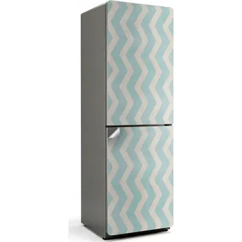 Fototapeta Foto Nálepka Dekorativní Samolepicí na Ledničku Cikcak Vzory na Texturovaném Pozadí