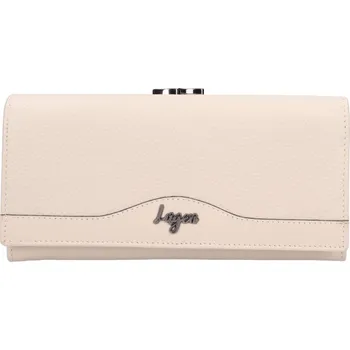 Dámská kožená peněženka Lagen LG618 - krémová