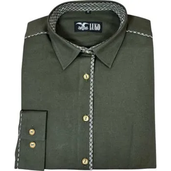 Myslivecká košile Luko flanelová dámská 36 barva zelená
