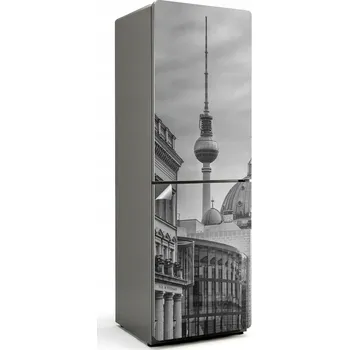 Fototapeta Dekorativní Samolepicí nálepka na ledničku Televizní věž ve městě