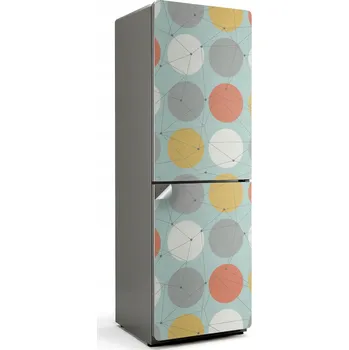 Fototapeta Samolepicí Nálepka Bubble Free na Lednici Abstraktní vzor koleček