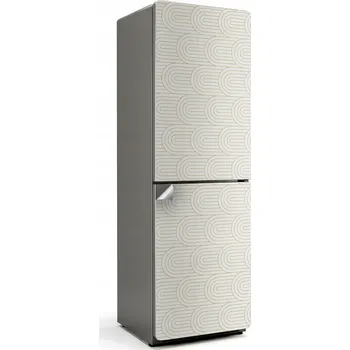 Fototapeta Samolepicí dekorace na přední dveře ledničky - Vlny a čáry v rytmu