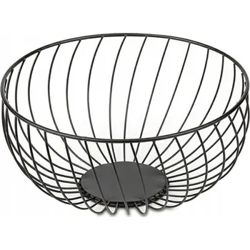 Obraz Kovový koš na ovoce černý