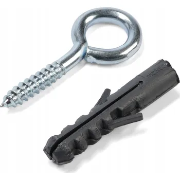 Vrut 4,5x50mm VRUT S OKEM A HMOŽDINKOU HÁK ZÁVIT POZINK 6 ks