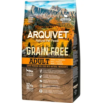 Krmivo pro psa 2x12kg Arquivet Dog Grain Free Turkey - výhodné balení