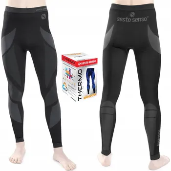 Pánské termo spodky SESTO SENSO termoaktivní pánské spodky, teplé termoprádlo - XXL