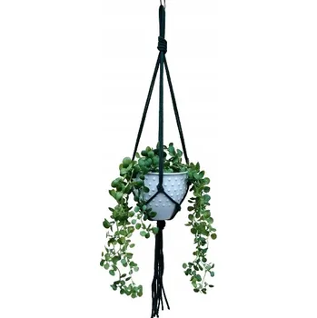 Stojan na květiny Závěsný Držák Na Květináč na květiny z makramé provázku BOTTLE