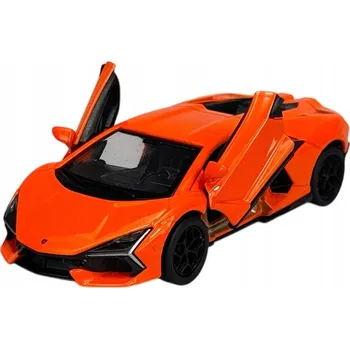 autíčko WELLY LAMBORGHINI REVUELTO ORANŽOVÝ 1:34 NOVÝ KOVOVÝ MODEL 43848
