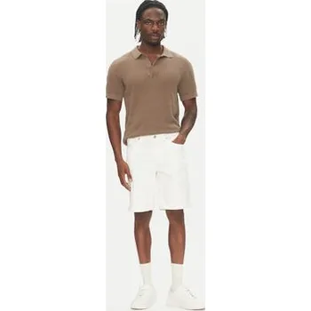 Dámské kraťasy Lindbergh Džínové šortky 30-550002WHI Bílá Regular Fit XL