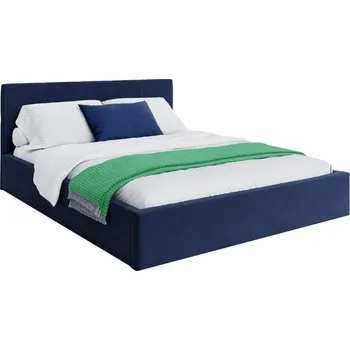 Postel Čalouněná postel 180x200 cm VEGAS PARIS DEEP BLUE