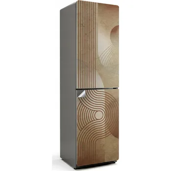 Fototapeta Samolepicí dýha na ledničku s potiskem Abstraktní linie a tvary