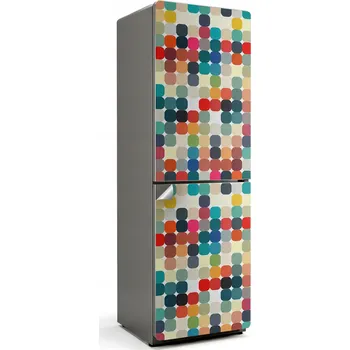 Fototapeta Samolepicí nálepka na ledničku Snadné čištění Barevné oválné