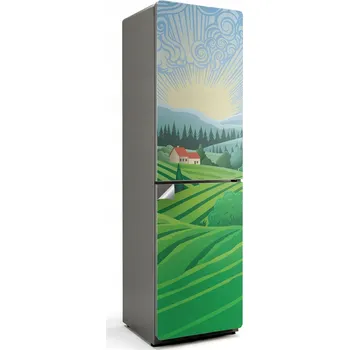 Fototapeta Fototapeta Samolepicí dýha na ledničku Sluneční venkovská krajina